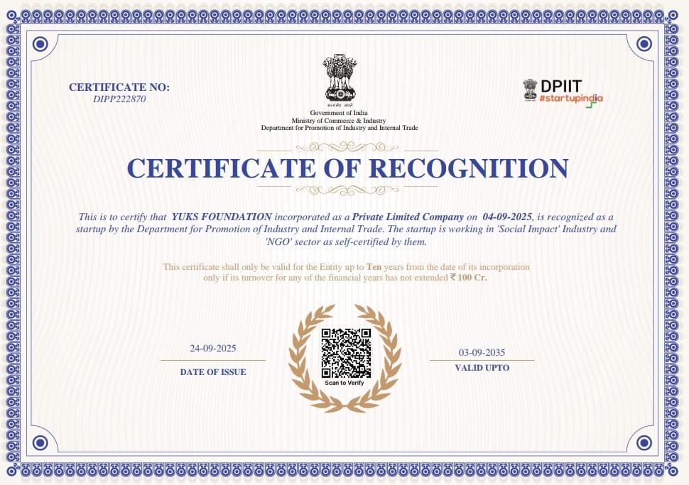 Certificate of Recognition